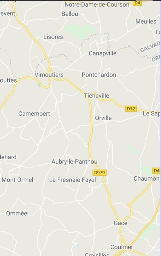 La Petite Maison Normande Ticheville エクステリア 写真